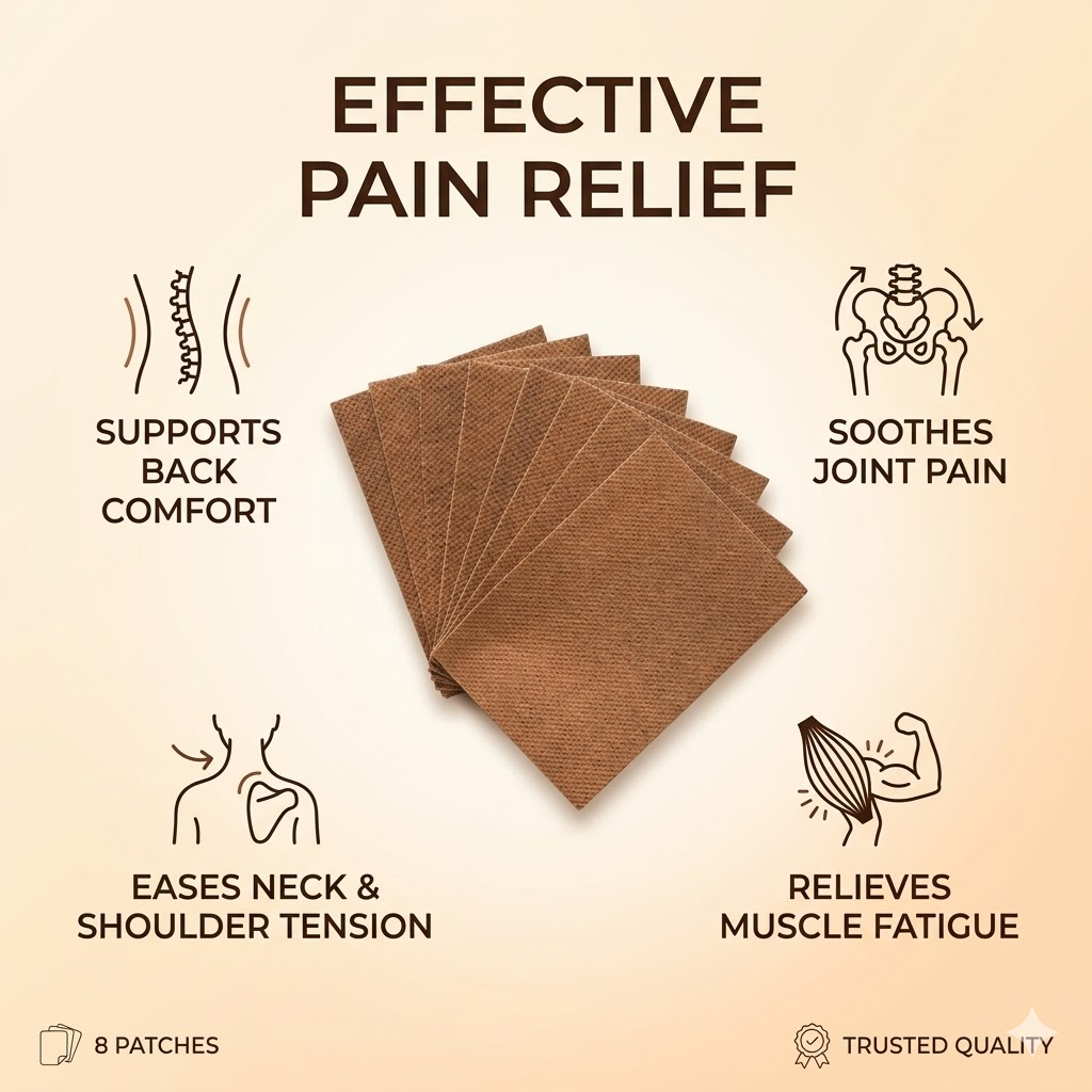 💪 Trilumia™ Ultra Relief Patch – Instant Cooling Comfort For Back, Knee & Muscle Pain 🩹