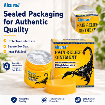 🔥 Alcuras™ 6-Benefit Muscle & Joint Pain Relief Ointment 🇺🇸 Just massage when soreness starts · Daily comfort for stiff, tired areas ✅ For neck, back, knees, hands, feet, elbows, sore muscles, joint discomfort & more