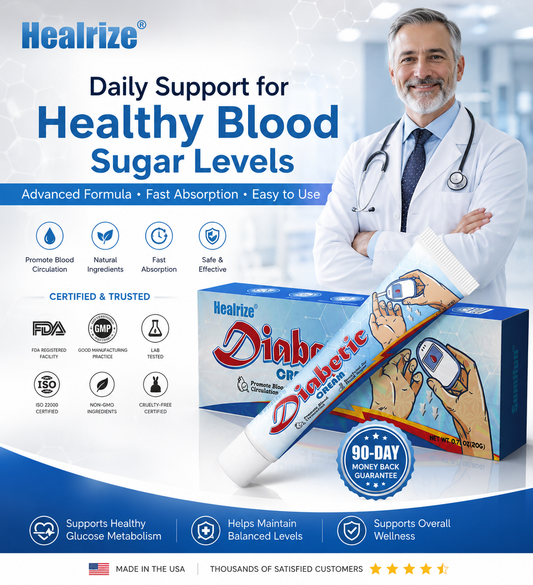 🔥 LAST DAY 70% OFF — Healrize® GlucoBalance Support Cream Daily Glucose Wellness Support — Without Needles, Pills, or Expensive Routines